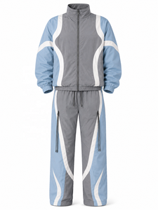 Chándal Personalizado Cortavientos Ligero de Poliéster/Nailon Unisex Talla Grande 6XL Fabricante OEM ODM Marca Privada - Product Image 5