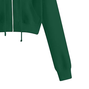 เสื้อฮู้ดเอวลอยสำหรับผู้หญิงเสื้อฮู้ดแบบลำลอง - Product Image 6