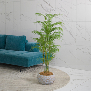 อุปกรณ์ตกแต่งผนังขนาดเล็กสำหรับสำนักงานและกลางแจ้งต้นไม้ปลอมเหมือนจริงสำหรับห้องนั่งเล่นขนาดใหญ่การตกแต่งสีเขียวพรีเมียม - Product Image 4