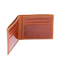 Cartera Larga de Poliéster para Hombre, de Alta Calidad, Más Vendida, 100% Cuero Genuino, Delgada, con Bloqueo RFID, Multifuncional, con Cierre Abierto, Estilo Indio