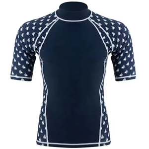 Camiseta de Compresión Deportiva de Manga Corta Personalizada para Hombre, Transpirable, con Protección UV, de Spandex/Poliéster - Product Image 4