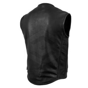 Chaleco de cuero de alta calidad 100% para hombre, diseño de moda transpirable para invierno, precio razonable - Product Image 2