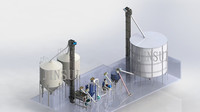 Broyeur à marteaux pour maïs 1000-2000 kg/h, équipement d'élevage avicole et porcin, machine de traitement des aliments en granulés et en poudre pour poulets et porcs