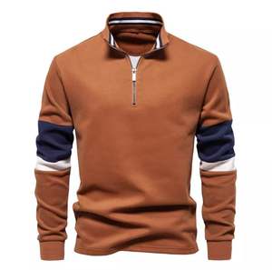 สเวตเชิ้ตคอปกตั้งลำลองสำหรับผู้ชายเสื้อสเวตเชิ้ตมีฮู้ดแบบพรีเมี่ยม, เสื้อกันหนาวมีฮู้ดเป็นมิตรกับสิ่งแวดล้อมสำหรับผู้ชายขายส่ง - Product Image 4