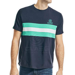 आकस्मिक उपयोग के लिए पुरुषों की शर्ट शॉर्ट आस्तीन कस्टम लोगो और प्रिंटिंग के साथ क्रू निक कॉलर टी शर्ट - Product Image 2