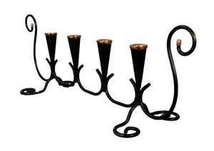 Portavelas de hierro forjado superventas, candelabro creativo para cena, decoración de boda, portavelas de escritorio - Product Image 4