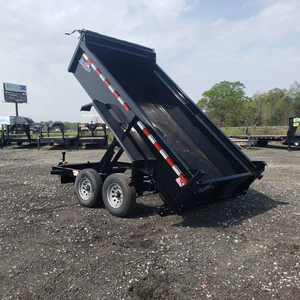 รถพ่วงบรรทุกแบบเตี้ยขนาด 6×12 |   รถพ่วงบรรทุกของเสียทางการเกษตรมือสอง |   รถพ่วงสำหรับฟาร์ม - Product Image 1