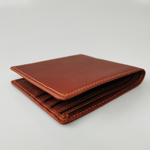 กระเป๋าสตางค์แบบนิ่มสำหรับผู้ชายกระเป๋าสตางค์แบบบางเรียบง่ายทำจากหนังแท้ป้องกัน RFID - Product Image 4