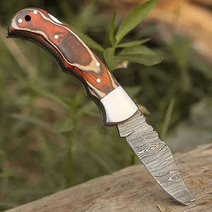 Couteau pliant en acier damas professionnel en plein air petit couteau de poche pliant en gros 2025 nouveau Design couteau de Camping en plein air - Product Image 2