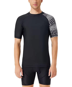 Conjuntos de Rashguard y Pantalones Cortos de Poliéster Elástico de Manga Corta con Diseño Personalizado para MMA y BJJ - Product Image 3