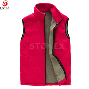 Chaleco polar antipilling para mujer, chaleco con logotipo bordado personalizado para niñas, último diseño personalizado - Product Image 4