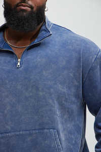 Sweat-shirts pour hommes de haute qualité 100% coton, logo personnalisé brodé, streetwear, uni, effet délavé, coupe ample, poids lourd 380 - Product Image 6