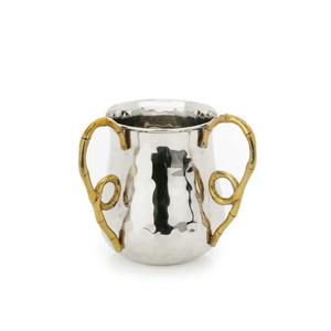 ถ้วยล้างมือแบบสองหูจับสำหรับพิธีกรรมยูดายิกา ถ้วยล้างมือแบบสองหูจับสำหรับชาวยิว ถ้วยล้างมือจากอินเดีย - Product Image 5