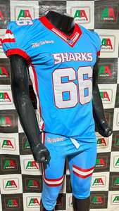 Maillot d'uniforme de football américain personnalisé de qualité supérieure avec soin Fabriqué au Pakistan 32 équipes AA porte une taille plus caractéristique - Product Image 3