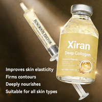 Ampoule de collagène profond à marque privée, sérum anti-rides à l'acétyl hexapeptide-8, essence faciale raffermissante au peptide de soie, réparation cutanée