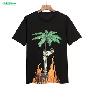 Nueva llegada Plain Tie Dye Oversized Twin Drop Shoulder hombres camiseta suelta ajuste personalizado Casual ropa camiseta para hombres - Product Image 2