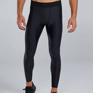 OEM personalizado de alta calidad Activewear para los deportes de encargo de los hombres blancos de compresión gimnasio cintura elástica Yoga Leggings para hombres - Product Image 1