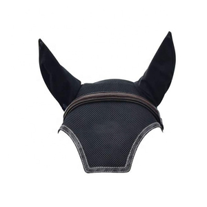 Caballo ecuestre verano transpirable Fly Protector desmontable Hood Combo Fly Mesh Sheet Rug 60gsm-280gsm Color blanco verde Trim - Product Image 4