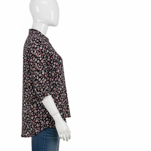 Blusa de Poliéster Transpirable con Estampado Digital, Tela Ligera y Suave, Top Informal, Camisa Estampada Elegante, Ropa de Moda para Uso Diario - Product Image 3