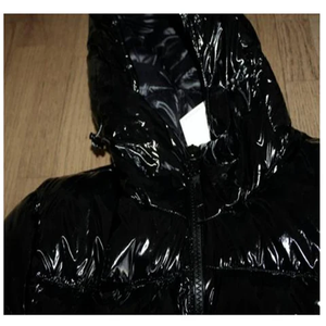 Blouson d'aviateur personnalisé unisexe long matelassé à capuche enduit imperméable de printemps chaud coupe-vent conception formelle - Product Image 5