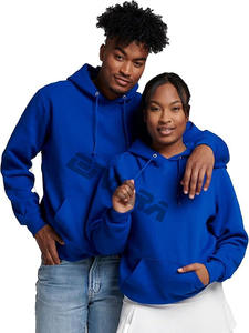 ONDRA Sweatshirts à capuche décontractés en coton à manches longues pour hommes, pull à capuche en polaire avec poches - Product Image 3