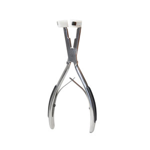 Outils d'extensions de cheveux pince pince outil pour micro anneau lien perle extensions de cheveux humains pince d'extension de cheveux en acier poli - Product Image 1