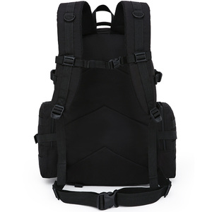 Sac d'expédition - 50 L - Noir, compatible MOLLE, dos rembourré, bretelles en maille réglables, camouflage personnalisé - Product Image 4