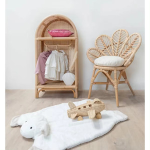 Avion jouet pour bébé en rotin naturel, fait main de haute qualité, bon prix pour la vente en gros, adapté aux enfants - Product Image 2