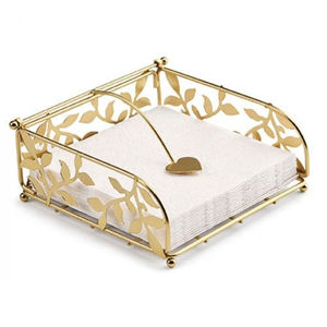 Antique Decorative Black Metal Napkin Holder With <b>Weighted</b> <b>Arm</b> Decorative Basket Design For Home Table And Countertop Storage - Product Image 2