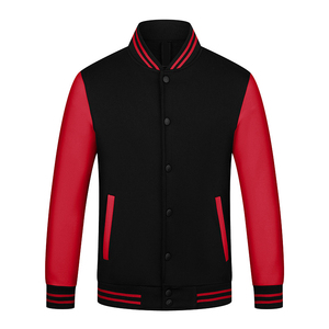 2025 vente chaude Style personnalisé polaire hiver vestes Baseball Bomber cuir Varsity vestes pour hommes Street Wear veste pour hommes - Product Image 6