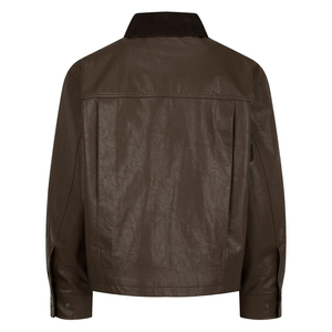 Chaqueta de Cuero para Hombre, Precio al por Mayor, Modelo 2026, Tinte Liso, Estilo Casual, 100% Cuero Vacuno Genuino, Cierre de Cremallera, Transpirable - Product Image 3