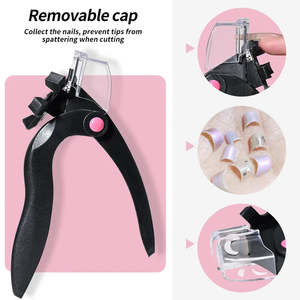 U-Shaped Acrylic <b>Nail</b> Tip Cutter Clipper for Manicure Pedicure Cuticle Care Steel Baby-Safe Beauty Tool - Product Image 2