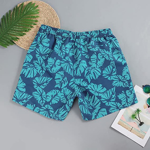 Men's Custom Summer Beach Swim <b>Shorts</b> Quick Dry Breathable Elastic Waist Polyester Jogging Gear <b>5</b> <b>Inch</b> <b>Inseam</b> Printed Beach Wear - Product Image 6