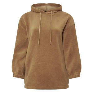 Sudadera con capucha de forro polar cepillado de talla grande para mujer, manga larga, cálida, suave, de felpa, holgada, cómoda, ajuste relajado, colores personalizados - Product Image 1