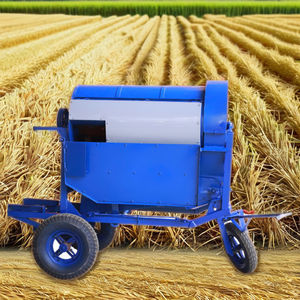 Máquina trilladora de arroz de alta productividad, 1500 kg/h, componente central, motor, cosecha eficiente, grano de trigo arrozal en África - Product Image 1