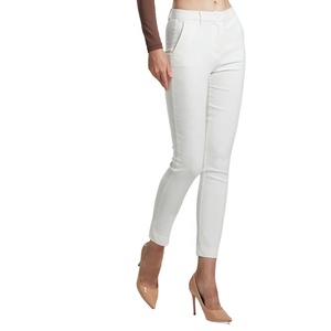 Servicio OEM Casual al aire libre sólido Chinos Pantalones Slim Fit Skinny Mujeres al por mayor Chinos Pantalones y pantalones - Product Image 1