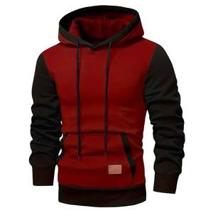 เสื้อฮู้ดขนแกะแบบมี2025สำหรับผู้ชายเสื้อฮู้ดน้ำหนักเบาออกแบบโลโก้ได้ตามต้องการ - Product Image 3