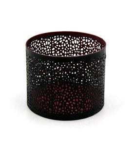 Bougeoir votif rond en fer design antique en feuille d'or pour la décoration de la maison et de la table faite à la main sur mesure - Product Image 2