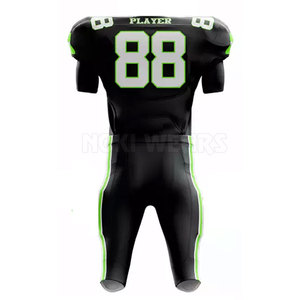 Uniforme de Fútbol Americano Personalizado, Ligero, en Existencia, Color Sólido, Superventas - Product Image 2