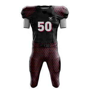 2024 Maillot de football américain unisexe de haute qualité sur mesure meilleur tissu vêtements d'équipe personnalisés XL Sport chemises/hauts OEM - Product Image 1