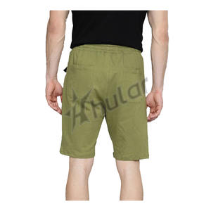 Pantalones cortos de hombre al por mayor Logotipo de pantalla personalizado pantalones cortos deportivos de algodón para correr para hombre - Product Image 2