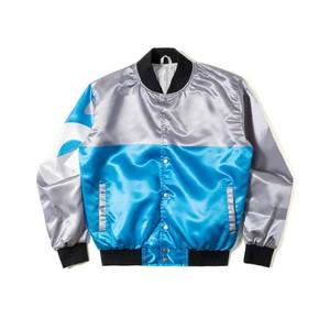 Béisbol Lettermen Bomber invierno Streetwear Varsity chaquetas de satén para hombres 2024 venta al por mayor personalizar chaquetas Varsity para hombres - Product Image 1