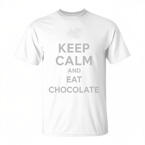 Camiseta promocional Keep Calm and Eat Chocolate - Product Image 2