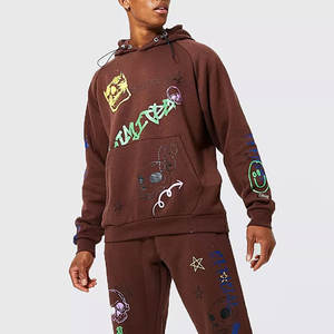 Conjunto Deportivo de 2 Piezas, Sudadera con Capucha y Pantalones Deportivos Unisex con Logotipo Personalizado en la Espalda, Alta Calidad 2026, Venta al Por Mayor OEM - Product Image 3