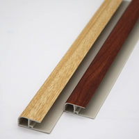 Rodapié moderno SPC, rodapié decorativo de poliestireno con función impermeable para decoración del hogar