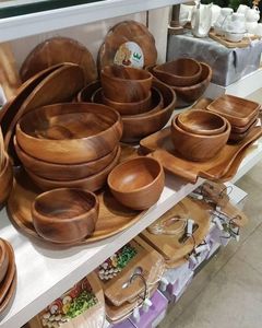 Tazón y Taza de Madera Premium - Perfectos para Servir y una Vida Sostenible - Product Image 1