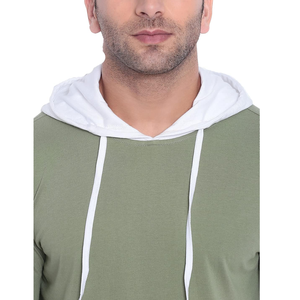 Premium Men's <b>Hoodies</b> with Stylish Solid Color Fashionable Print Wholesale Anti-Shrink Knitted Sweatshirt Custom Logo for Winter - Product Image 6