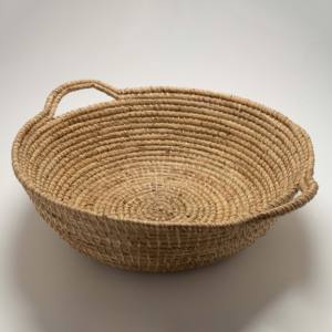 Nouveau design de bol en herbe de mer, accessoires de rangement de cuisine, panier en herbe de mer écologique avec poignées - Product Image 5