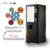 Distributeur automatique de boissons protéinées, écran tactile intelligent, service libre, distributeur de nutrition pour la remise en forme avec système de paiement multiple