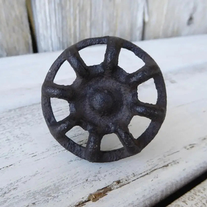 Vintage <b>Rustic</b> Iron Knobs Pull <b>Cabinet</b> Drawer for Home Dresser Door <b>Cabinet</b> Furniture Decorative Kitchen Wardrobe Handle Knobs - Product Image 1